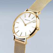 Load image into Gallery viewer, Bering Polished Gold Plated Watch

