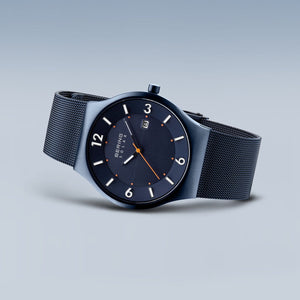 Bering Watch - Mens Blue Steel Solar Powered