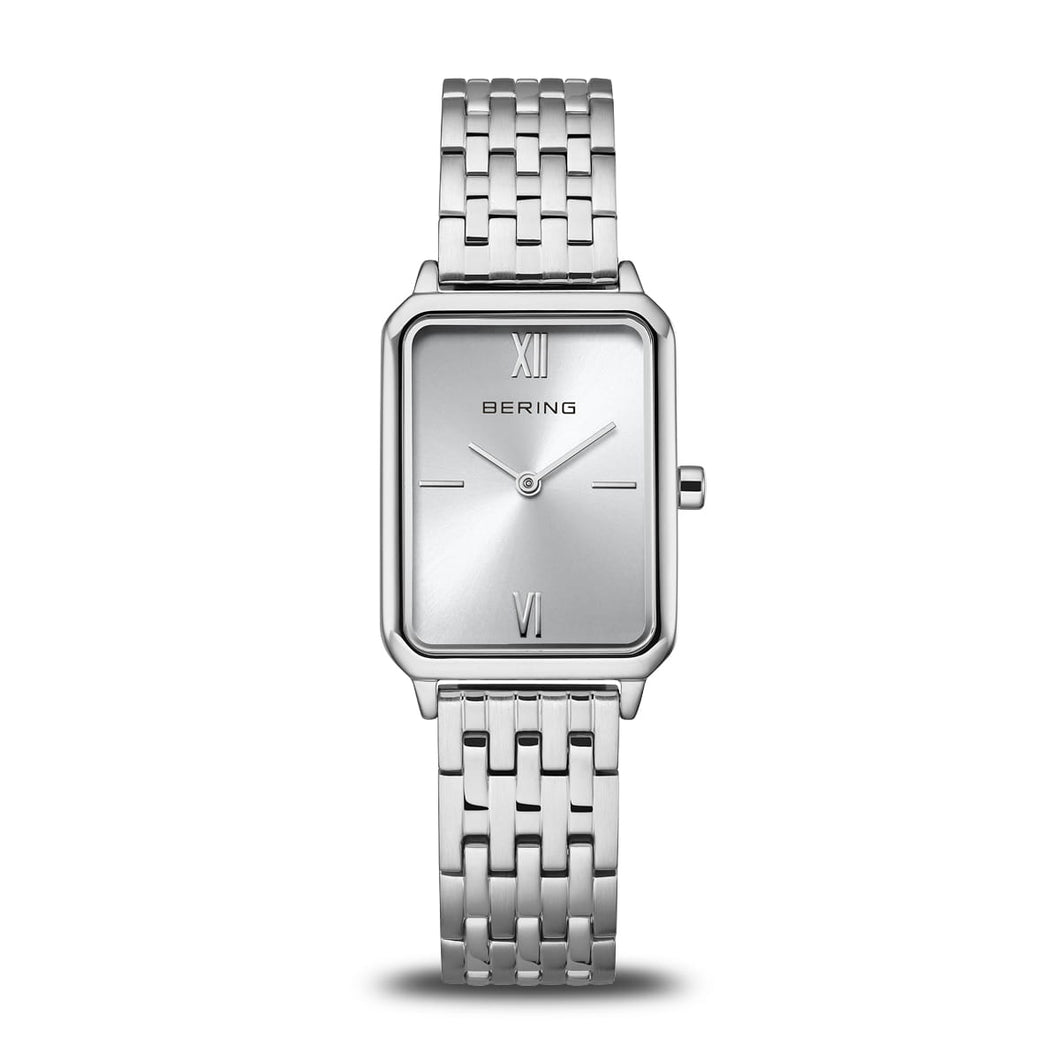 Bering Ladies Polished Silver Watch