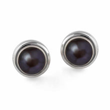 Load image into Gallery viewer, Jersey Pearl Alice Peacock Freshwater Large Studs
