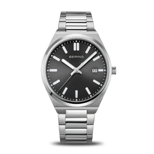 Bering Watch - Gents Black Face Classic Steel