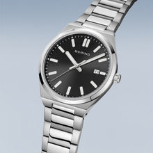 Load image into Gallery viewer, Bering Watch - Gents Black Face Classic Steel
