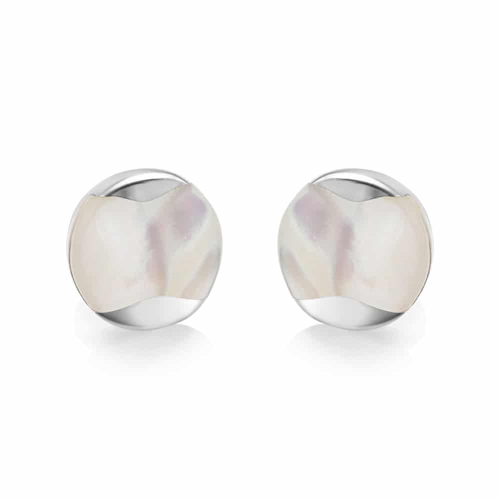 Jersey Pearl Dune Mother of Pearl Earrings Large