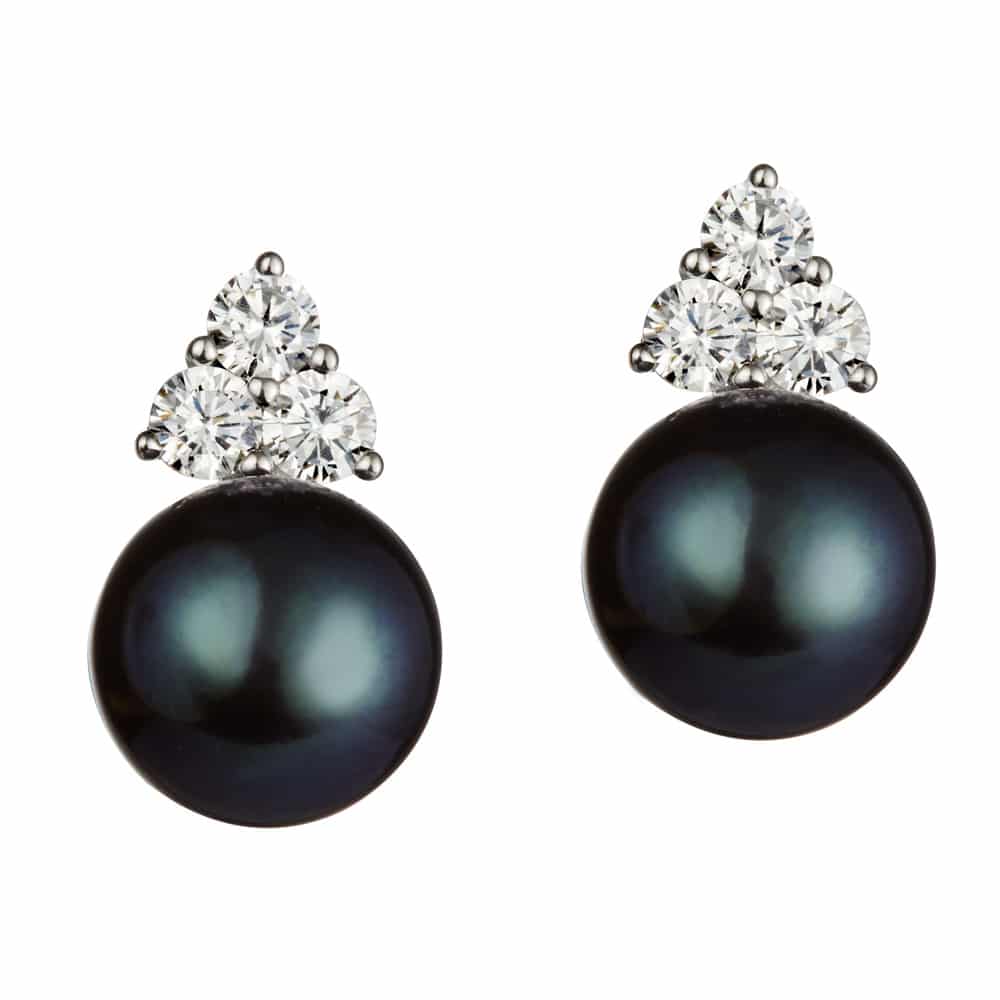 Jersey Pearl Soiree Earrings - Peacock