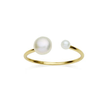 Load image into Gallery viewer, Jersey Pearl Aria Duo Ring

