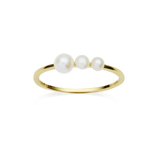 Load image into Gallery viewer, Jersey Pearl Aria Curve Ring
