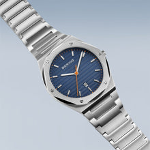 Load image into Gallery viewer, Bering Watch - Men&#39;s Classic Steel with Blue Dial
