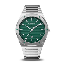 Load image into Gallery viewer, Bering Watch - Mens Classic Steel with Green Dial
