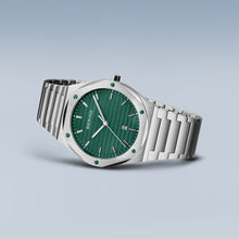 Load image into Gallery viewer, Bering Watch - Mens Classic Steel with Green Dial
