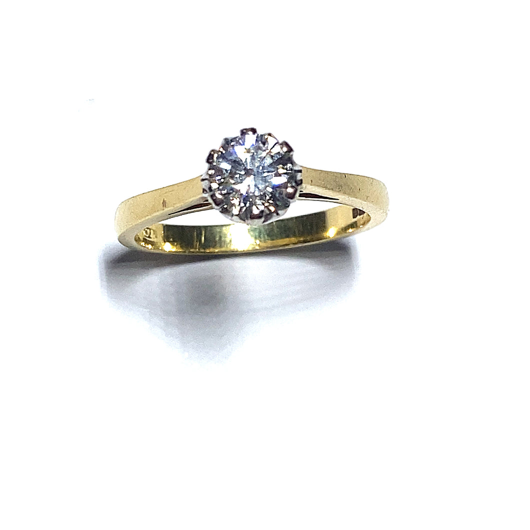Secondhand Diamond Solitaire Ring 0.53ct
