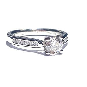 Platinum and Diamond Single Stone Ring 0.60ct