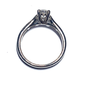 Platinum and Diamond Single Stone Ring 0.60ct