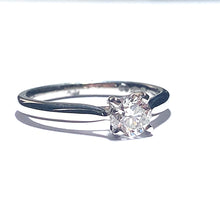 Load image into Gallery viewer, Platinum and Diamond Solitaire Ring 0.52ct

