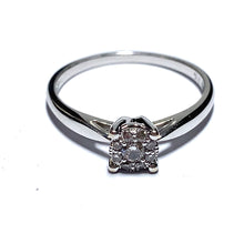 Load image into Gallery viewer, Secondhand Diamond Cluster Ring
