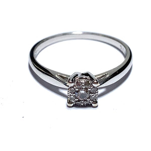 Secondhand Diamond Cluster Ring