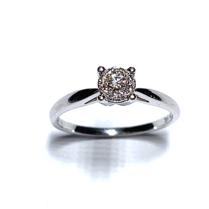 Secondhand Diamond Cluster Ring
