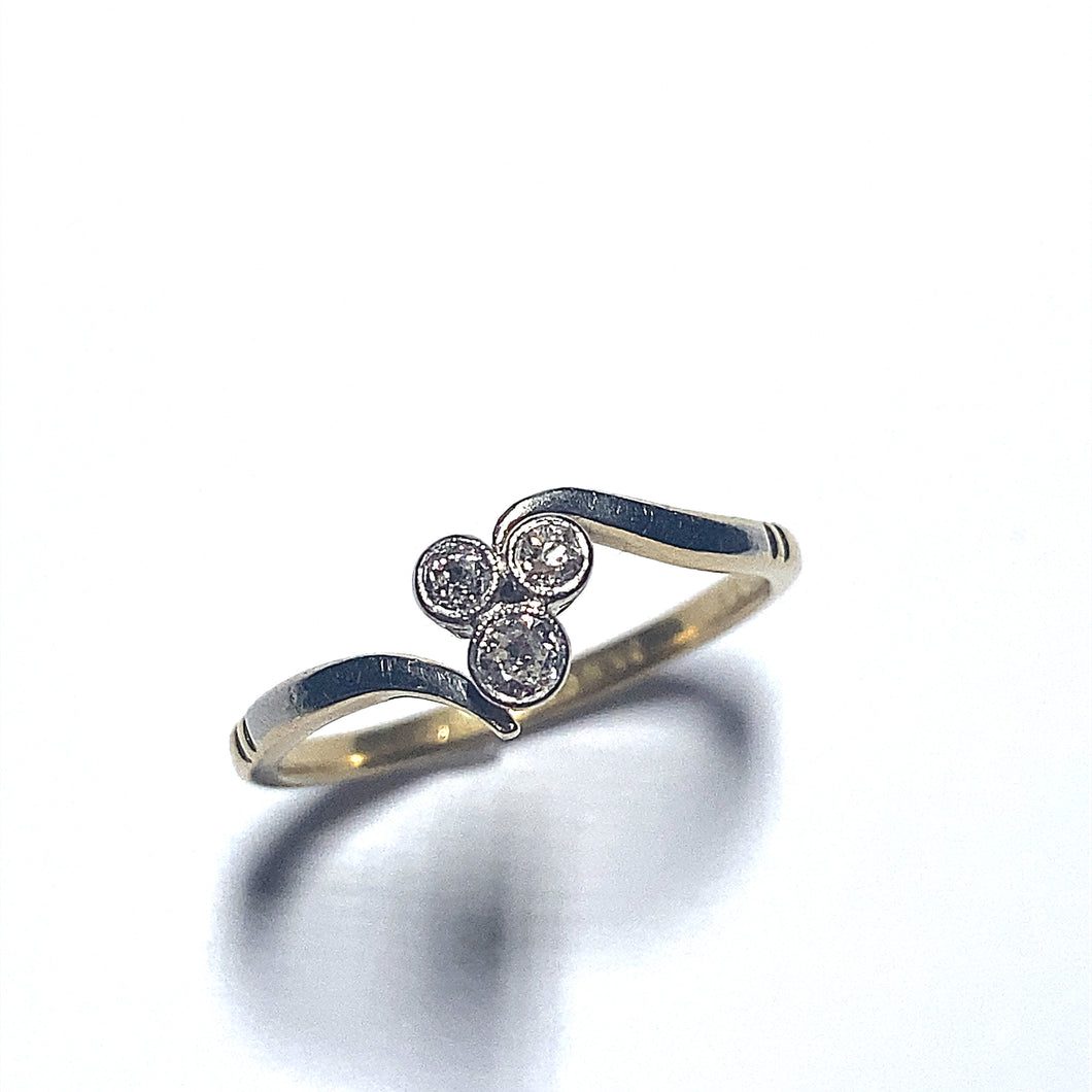 Secondhand Diamond Trefoil Ring