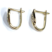 Load image into Gallery viewer, Secondhand 14ct Gold Huggie Hoop Earrings
