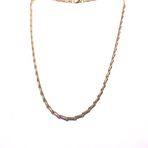 9ct Gold Hayseed Chain 18"