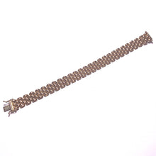 Load image into Gallery viewer, Secondhand 9ct Gold Brick link Bracelet
