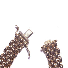 Load image into Gallery viewer, Secondhand 9ct Gold Brick link Bracelet
