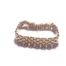 Load image into Gallery viewer, Secondhand 9ct Gold Brick link Bracelet
