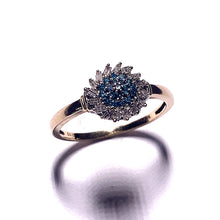 Load image into Gallery viewer, Secondhand Blue and White Diamond Ring
