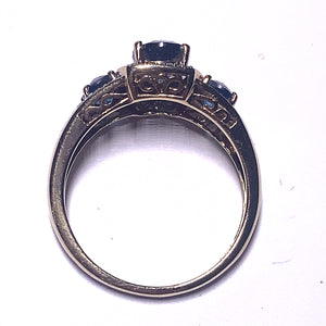 Secondhand Topaz and Diamond Ring