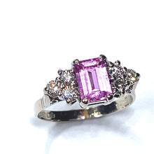 Load image into Gallery viewer, Secondhand Pink Sapphire and Diamond Ring
