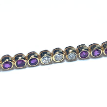 Load image into Gallery viewer, Secondhand Ruby and Diamond Tennis Bracelet
