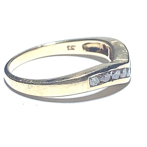 Secondhand Diamond Wishbone Ring