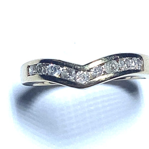 Secondhand Diamond Wishbone Ring