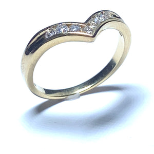 Secondhand Diamond Wishbone Ring