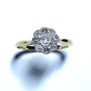 Secondhand Diamond Daisy Cluster Ring