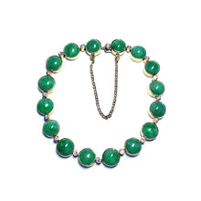 Load image into Gallery viewer, Secondhand Jade and Diamond Bracelet
