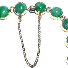 Load image into Gallery viewer, Secondhand Jade and Diamond Bracelet
