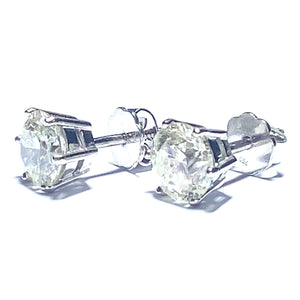 Secondhand Diamond Earrings 3ct