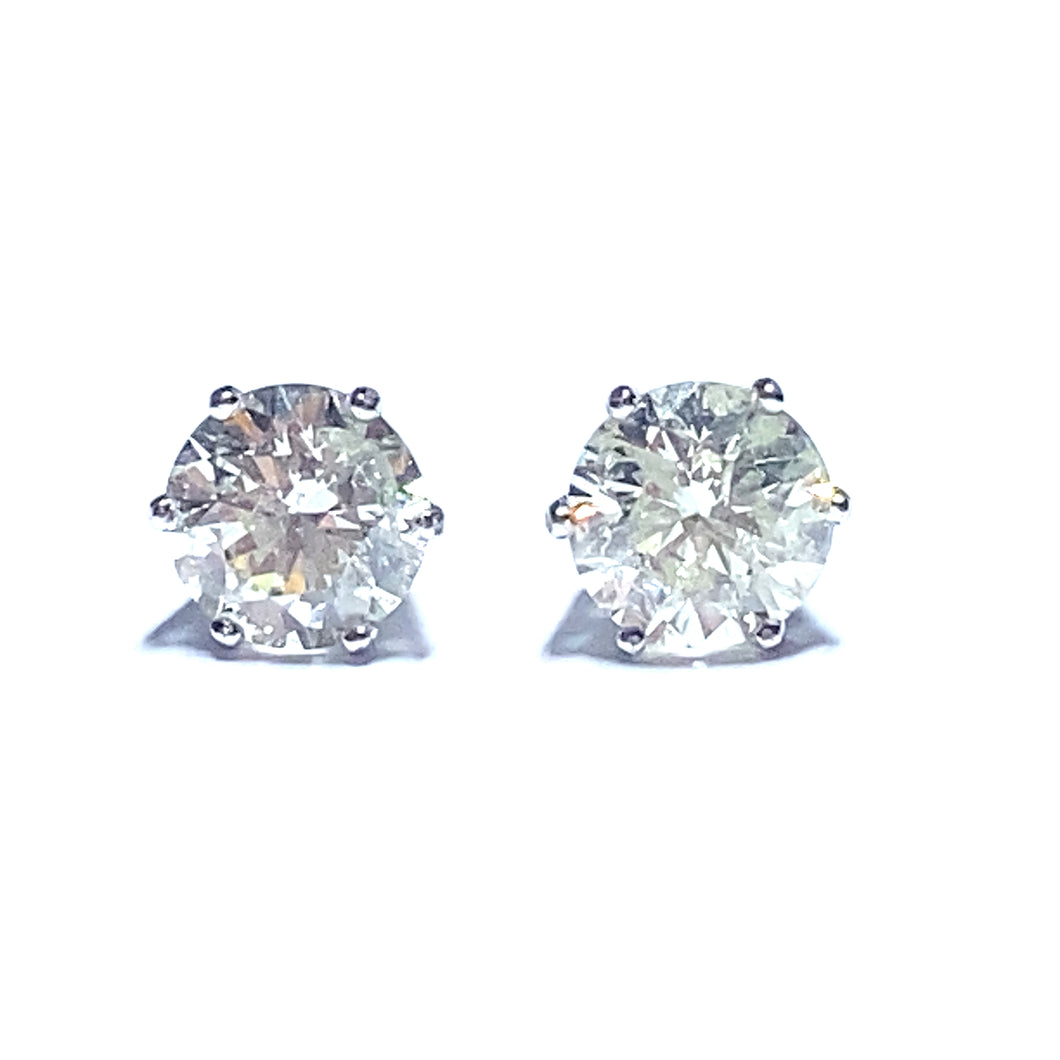 Secondhand Diamond Earrings 3ct