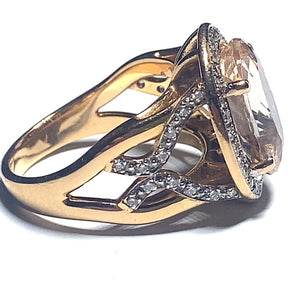 Secondhand Rose Gold Morganite Ring