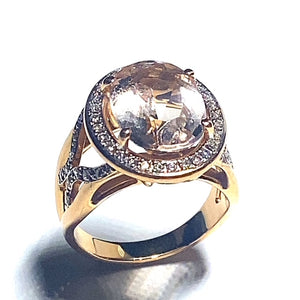 Secondhand Rose Gold Morganite Ring