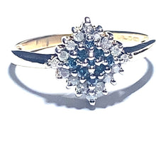 Load image into Gallery viewer, Secondhand Blue and White Diamond Ring
