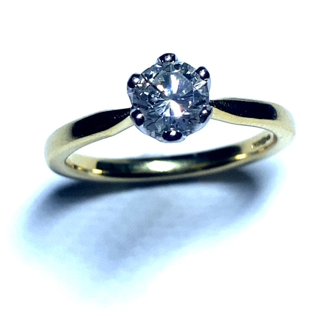 Secondhand Diamond Solitaire Ring 0.70ct