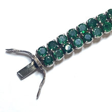 Load image into Gallery viewer, Secondhand Emerald and Diamond Bracelet

