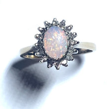 Load image into Gallery viewer, Secondhand Opal and Diamond Ring
