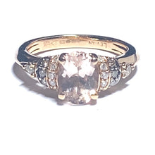 Load image into Gallery viewer, Secondhand Morganite Ring 14k Rose Gold
