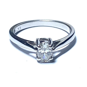 Secondhand Oval Diamond Ring