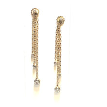 Load image into Gallery viewer, Secondhand Diamond Chain drop Earrings
