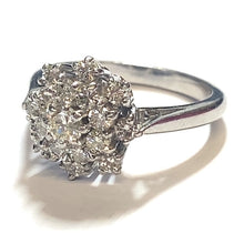 Load image into Gallery viewer, Secondhand Diamond Cluster Ring - 0.56ct
