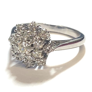 Secondhand Diamond Cluster Ring - 0.56ct