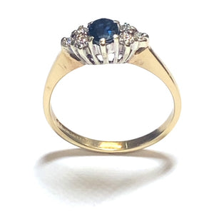 Secondhand Sapphire and Diamond Ring